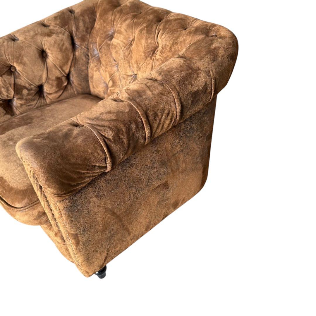 HR641 VINCENT コンパクトチェスターフィールド シングルソファ