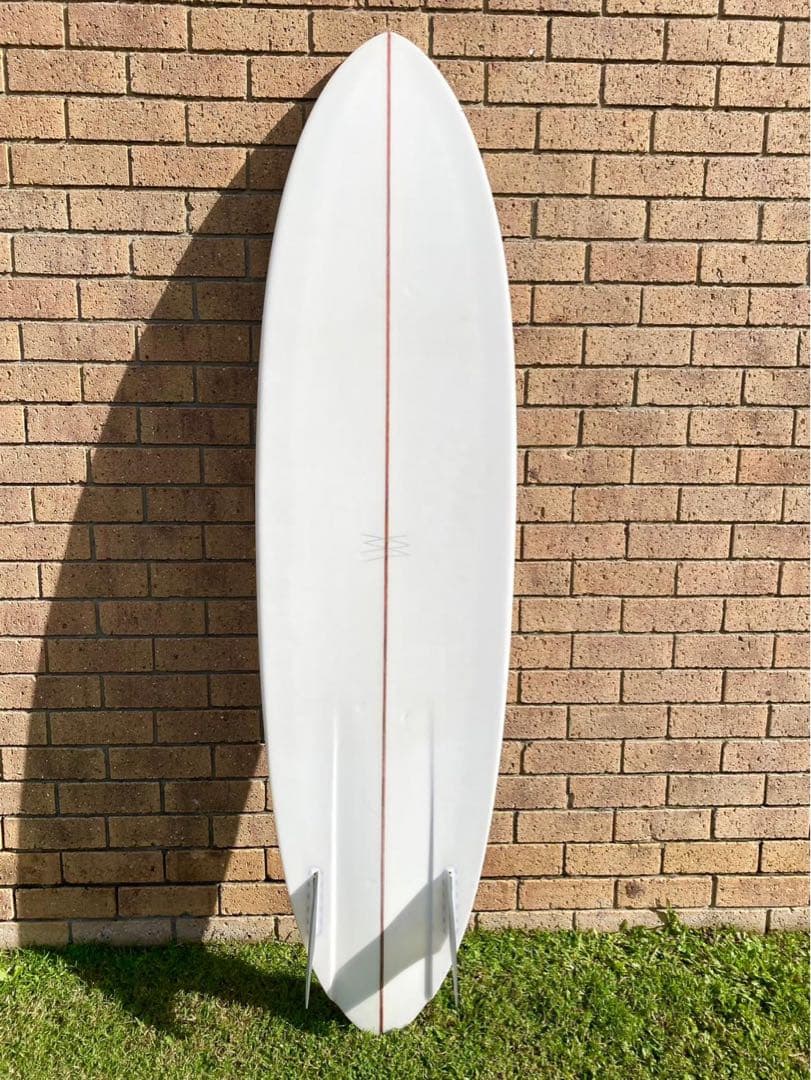 【美品】サーフボード 6’6” Twin Fin ミッドレングス ボード