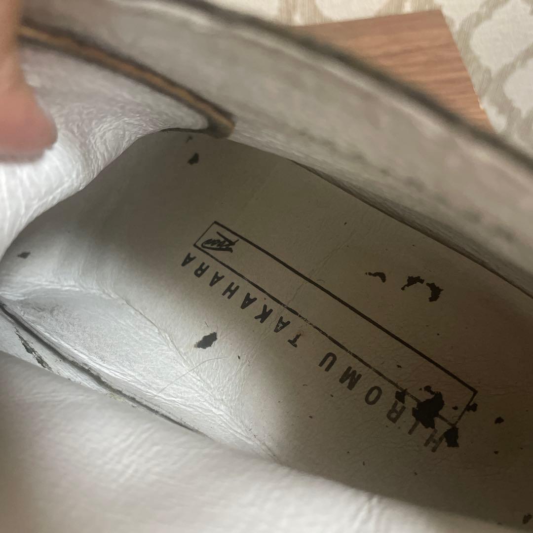 Hiromutakaharaクロコ型押しレースアップブーツ41