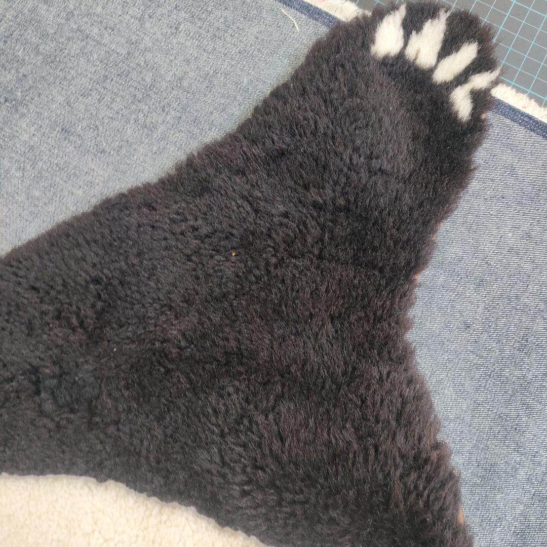 1mぐらい　北京　パンダの敷物　中国　昭和　中古　パンダ　ラグ　姿　敷物
