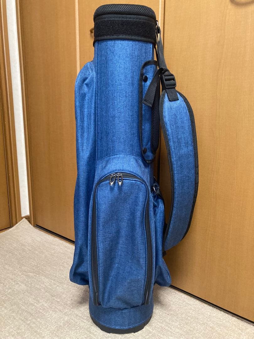 デニム風ゴルフバッグ　ブリヂストン　小型　軽量