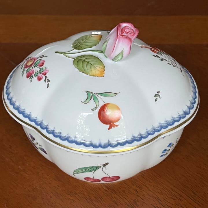 【美品】リチャードジノリ★イタリアンフルーツ★ボンボニエール