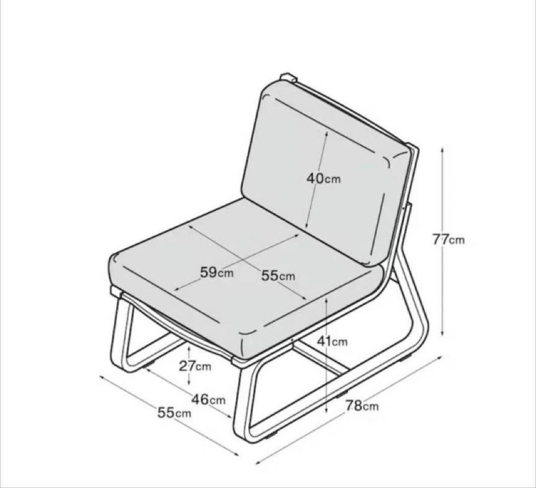 ■送料込■無印良品リビングでもダイニングでもつかえるソファチェア アームイス