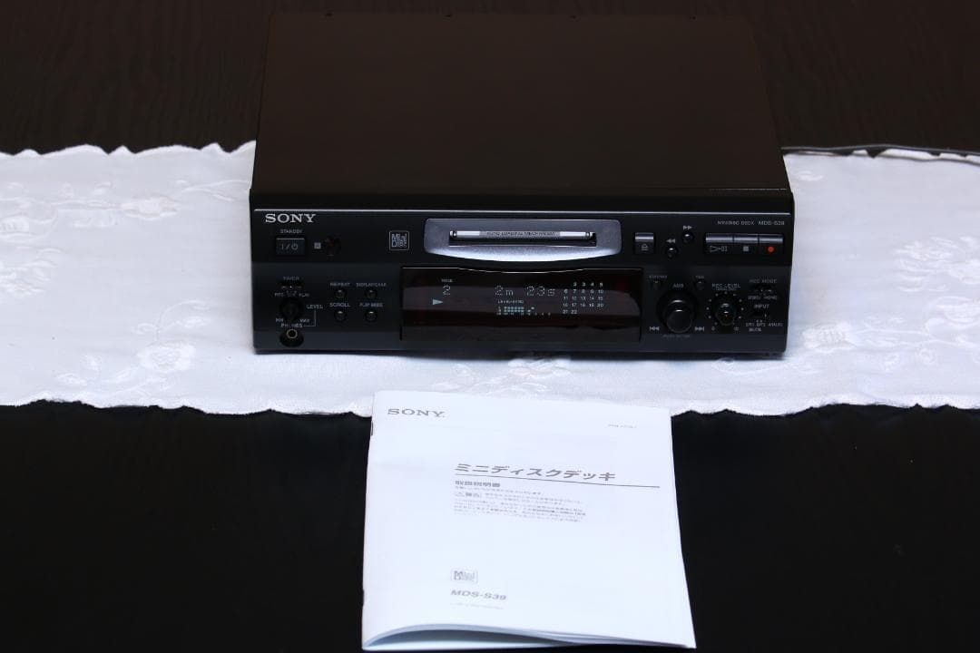 SONY MDS-S39 MDデッキ　MDプレイヤー/レコーダー　日本製　完動品