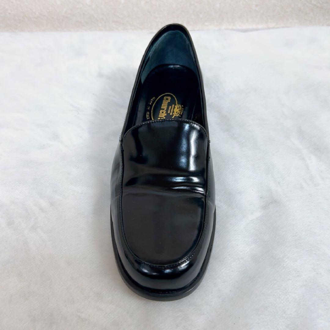 【美品】チャーチ ローファー 37 23.5cm ブラック 黒 イタリア製