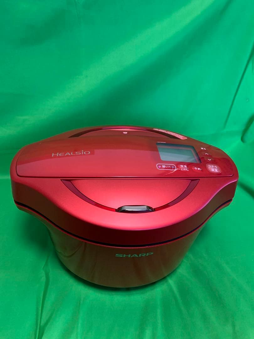 美品ヘルシオ ホットクック KN-HW24C-R 水なし自動調理鍋2018年製