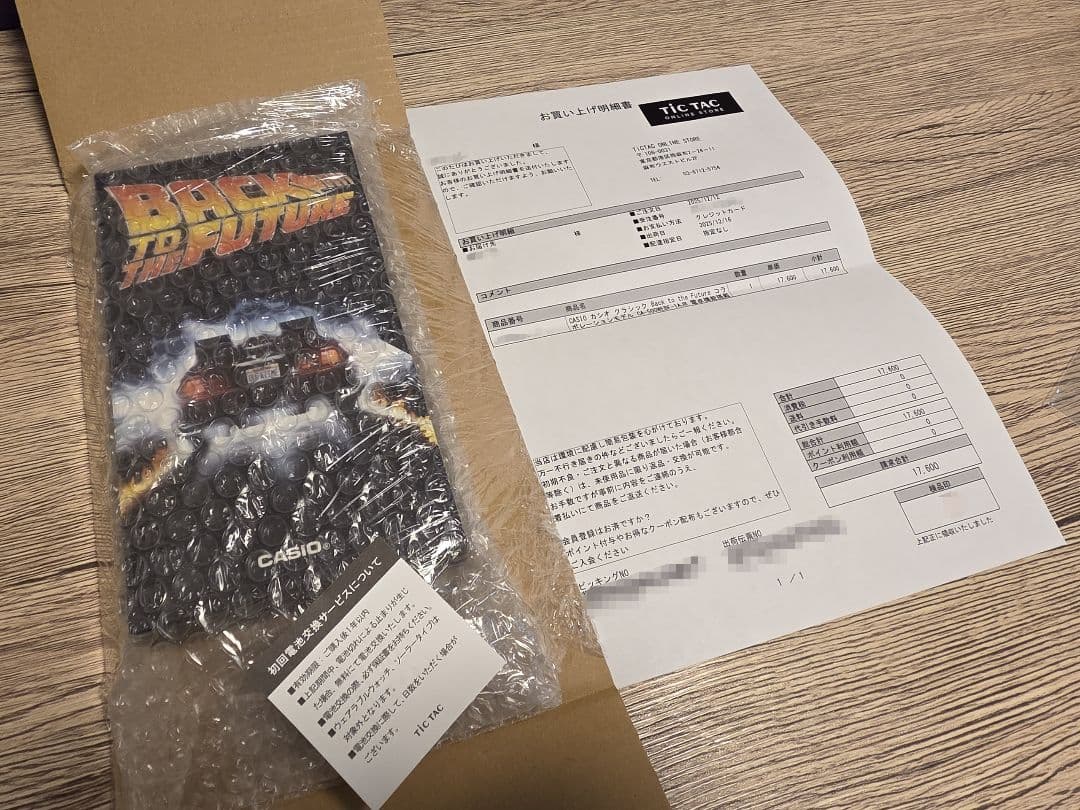 CASIO × BTTF CA-500WEBF-1AJR 電卓機能搭載