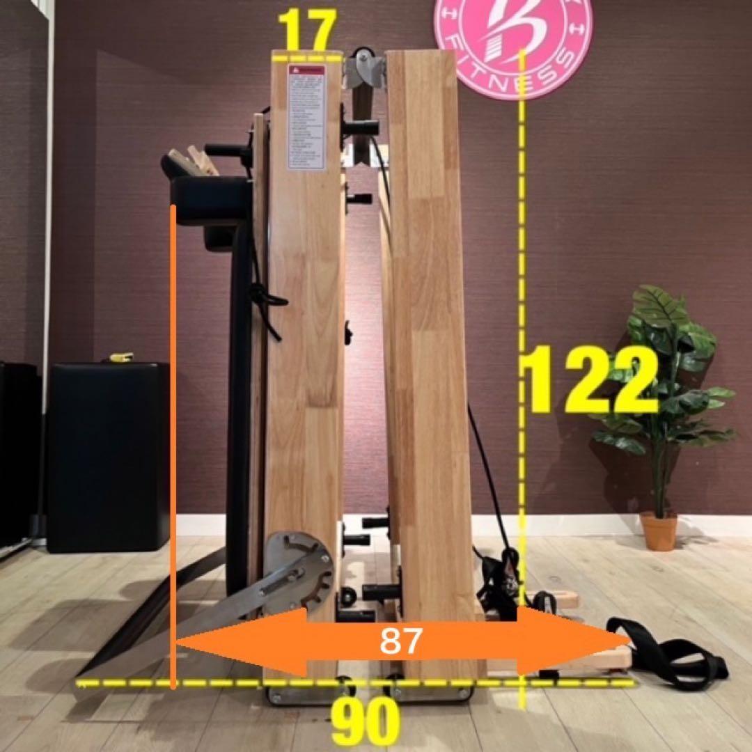 日本上陸！MJDIVA製【新品】折畳式木製ピラティスリフォーマー　人気の折り畳み