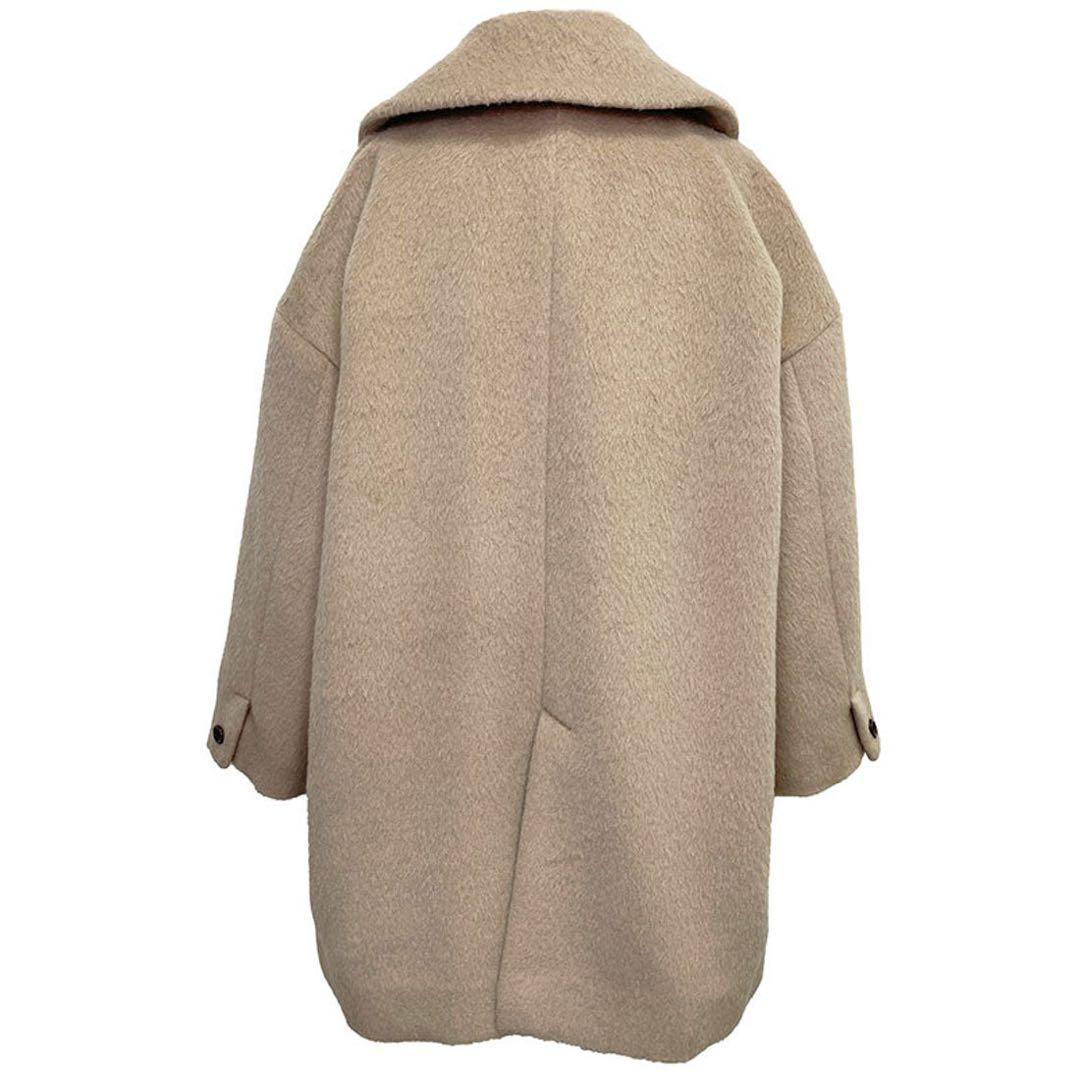 【miiさま専用】新品タグ付きanuansシャギーカラービッグコート