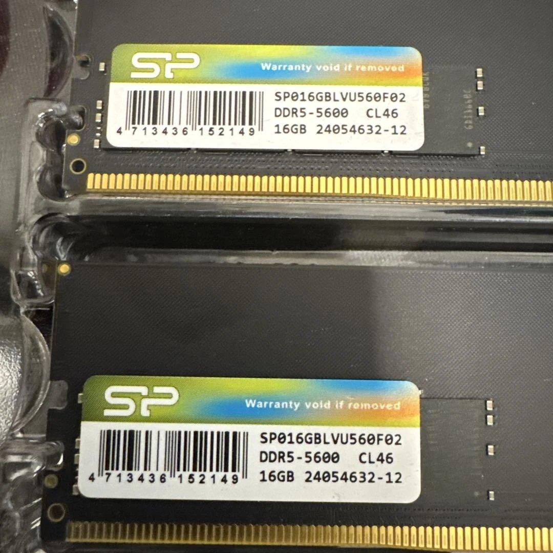 SP DDR5 5600MHz 32GB(16GB×2) メモリ