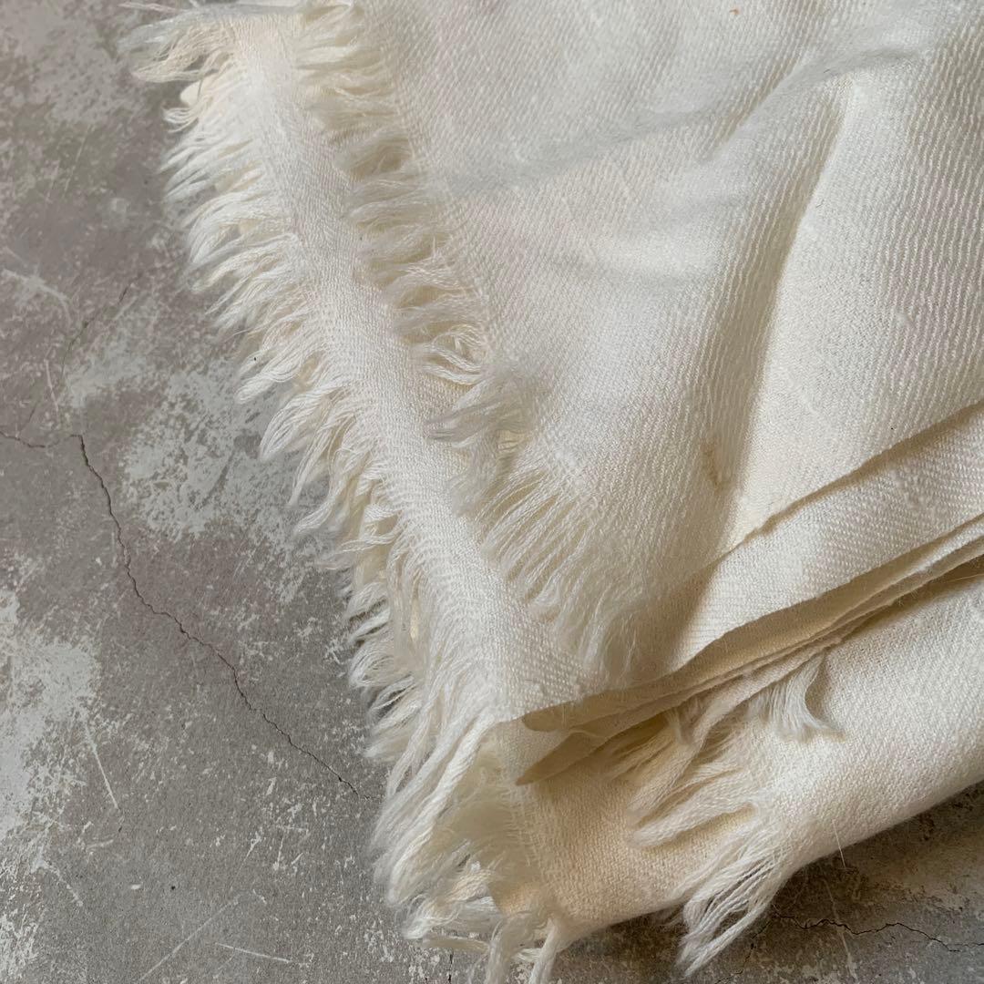 希少　vintage アンゴラウール　100% ショール　ストール