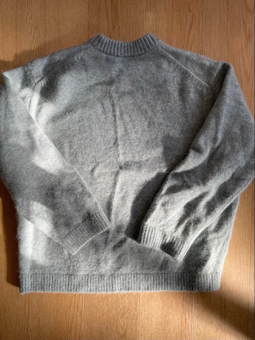 COS オーバーサイズ アルパカセーター EUR L ライトブルー