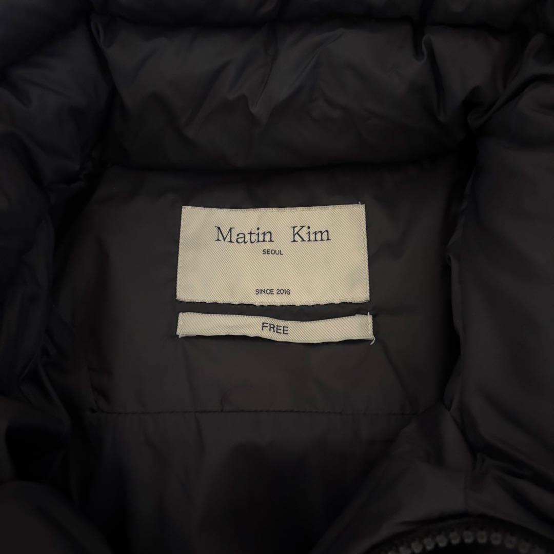 Matin Kim ブラック ダウンジャケット FREE
