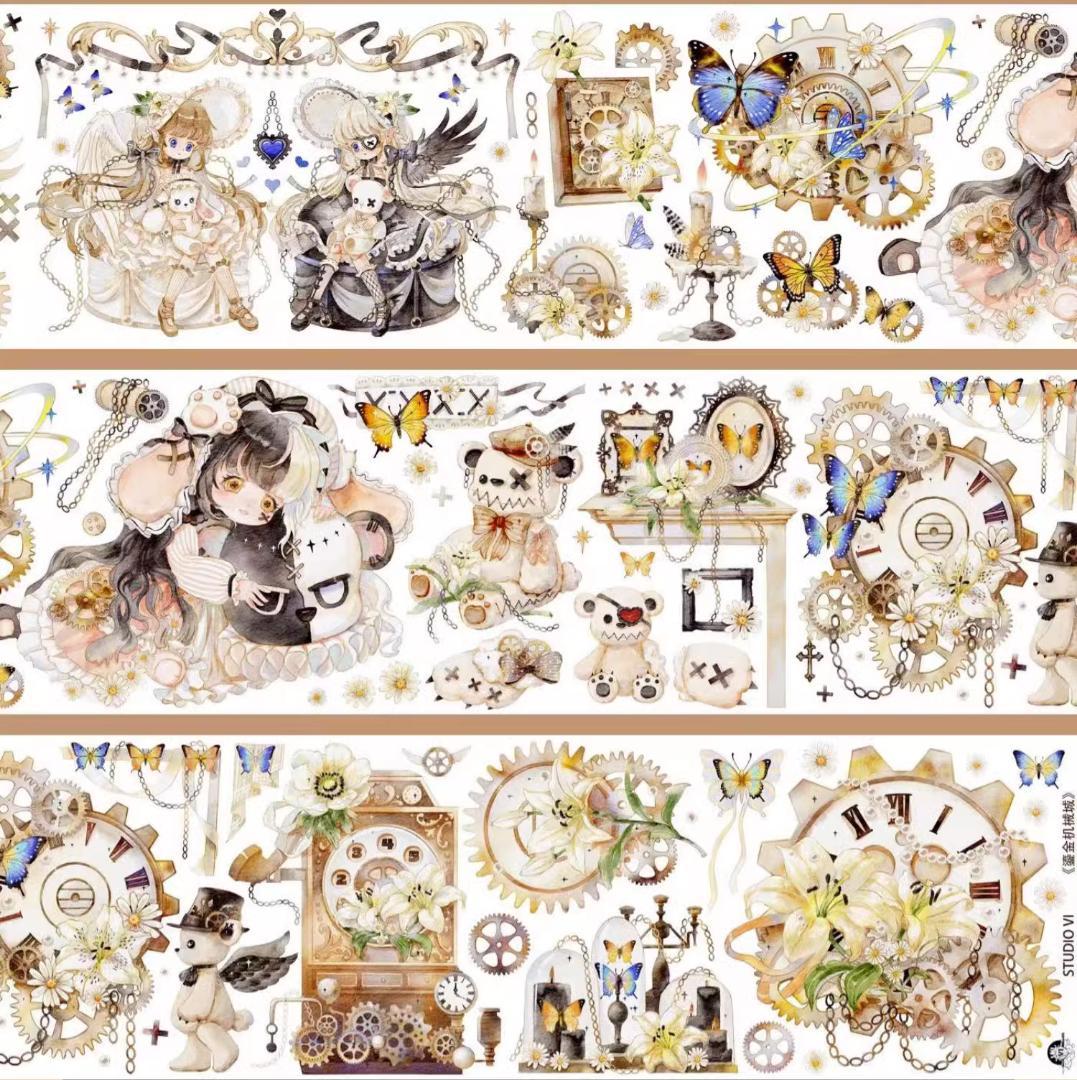 【2巻セット】クマ&ビンテージレトロガール STUDIO Ⅵ 黒百合 白百合