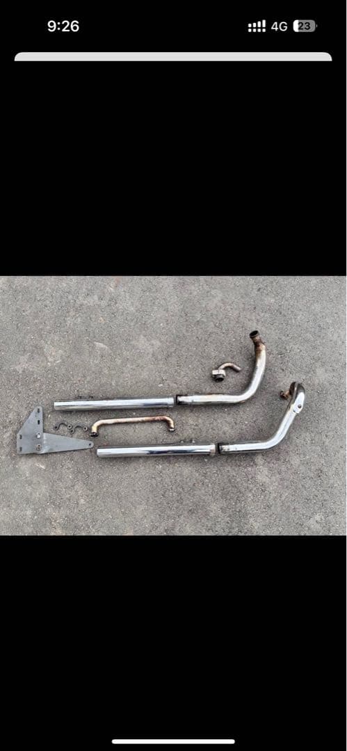 マグナ250 デイトナ製？マフラー ドラッグパイプマフラー