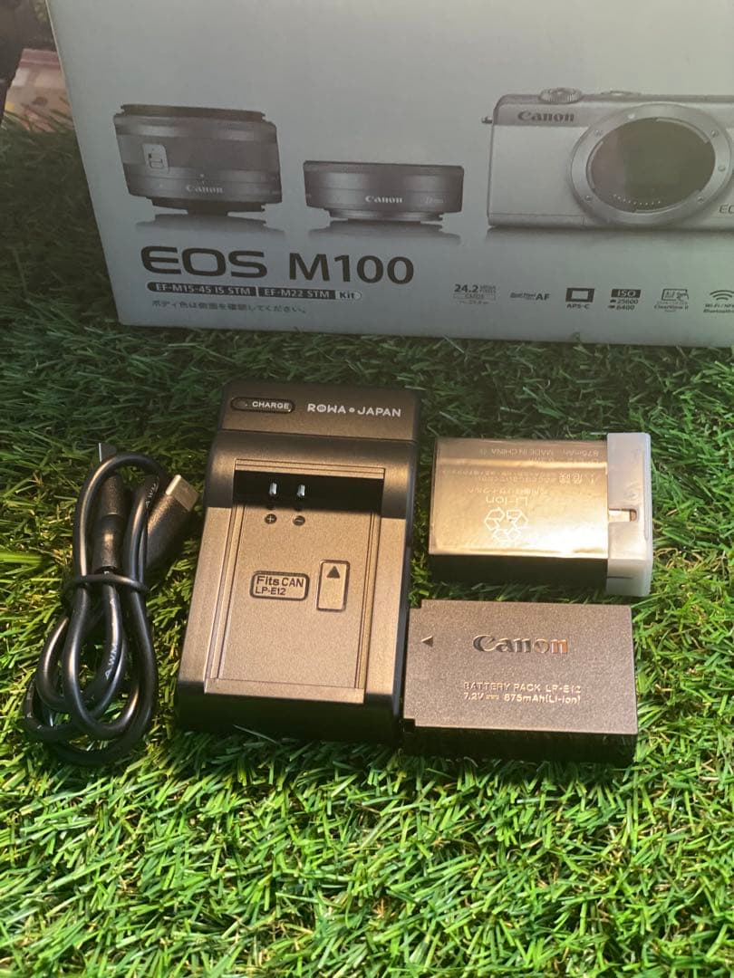 美*咲様 未使用！超美品！ Canon EOS M100 EF-M15と単焦点広