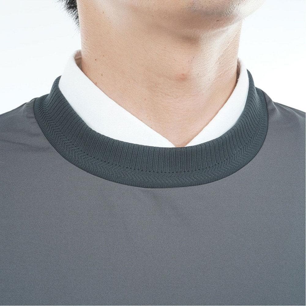 トミーヒルフィガー防風クルーネックスウェット【L寸】チャコールG thma554