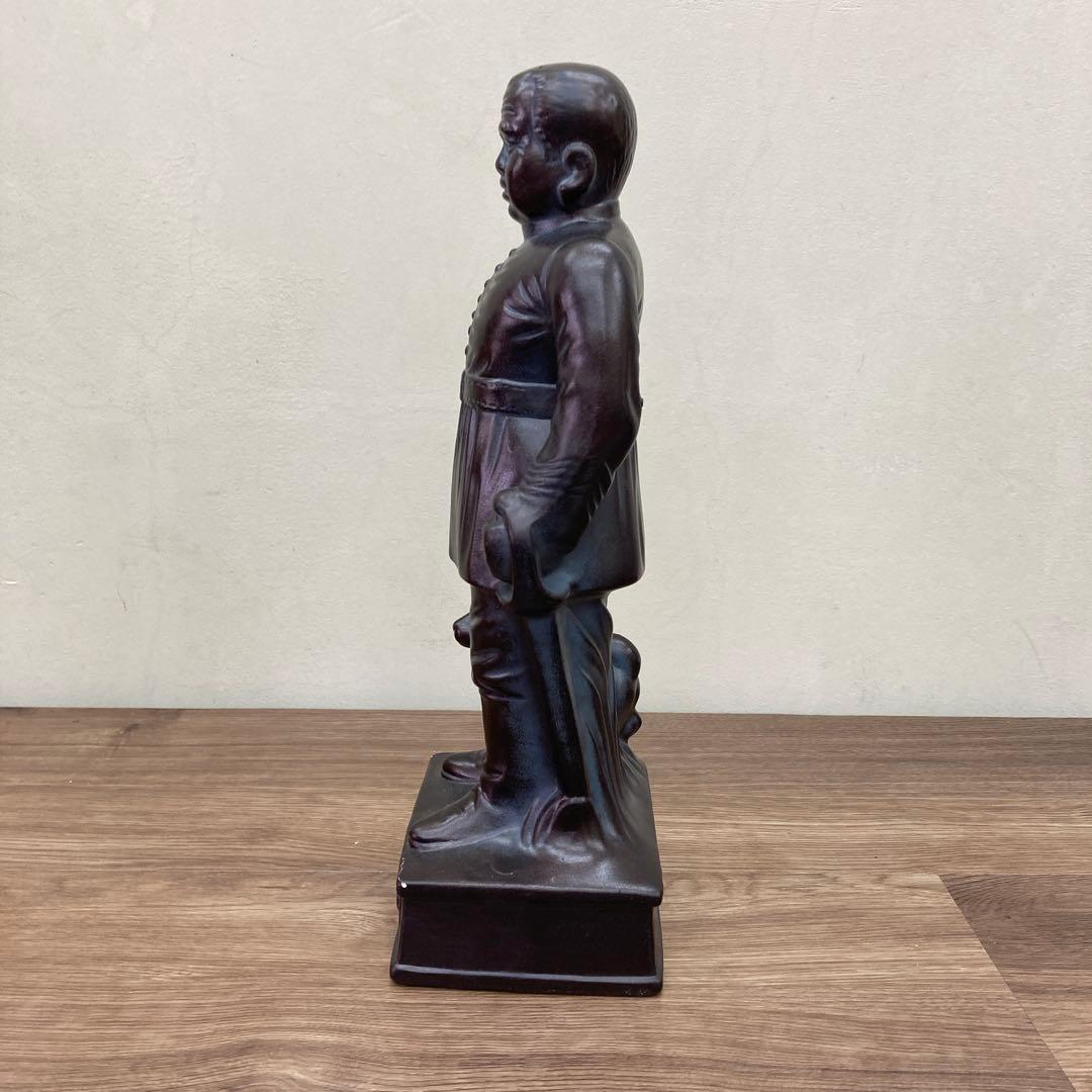 E-4 【希少】西郷隆盛 像 置物 （愛犬ツンと一緒に） 西郷どん 維新の三傑