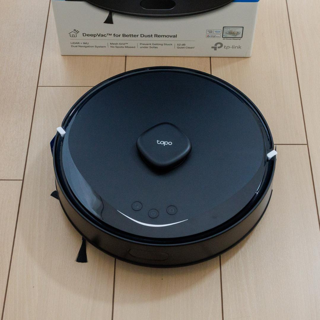 美品 強力吸引・水拭きロボット掃除機 TP-Link Tapo RV30 Max