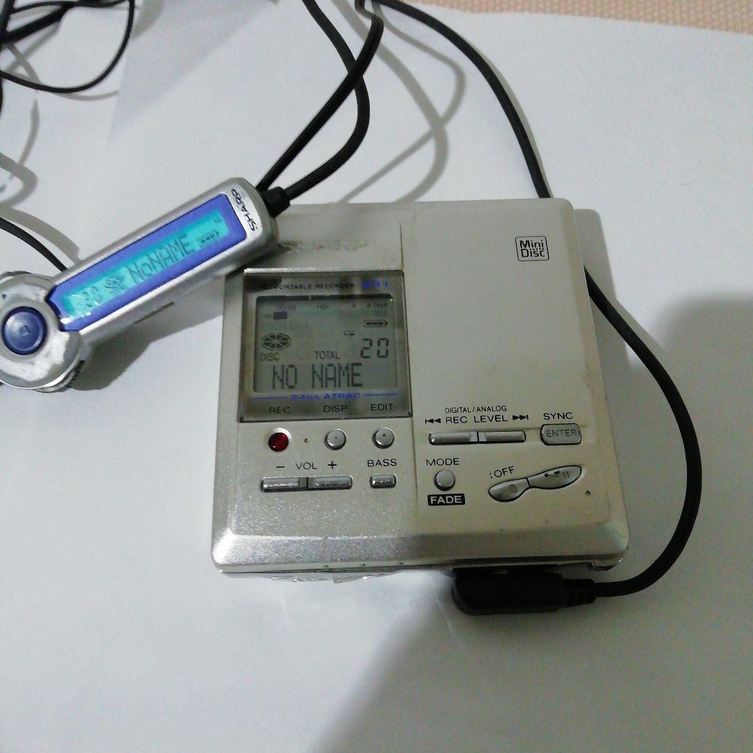 SHARP MD ポ―タブルレコ―ダ―　MD MT 831−S