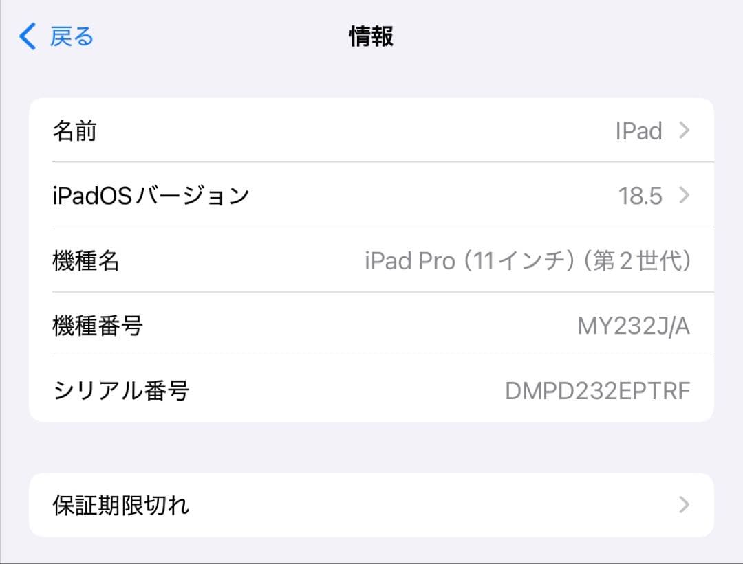 iPad Pro 第2世代 11インチ 128GB Apple Pencil付属