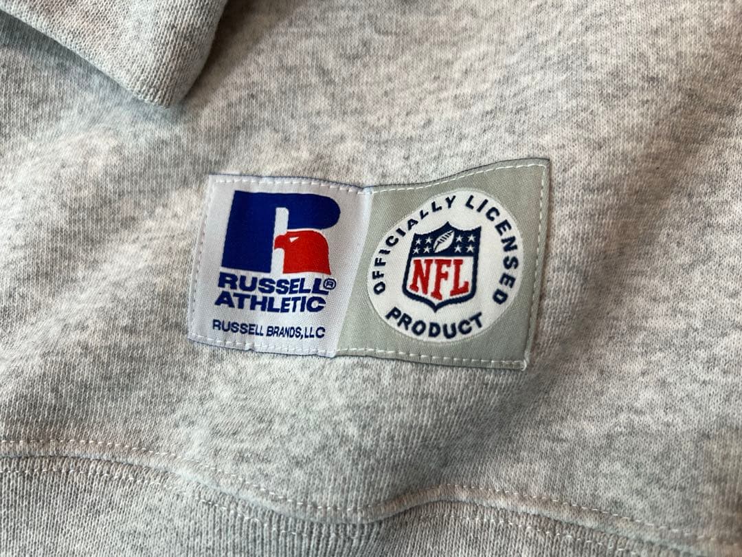 新品NFL RAIDERS コラボRussellラッセルレイダース2XL グレー