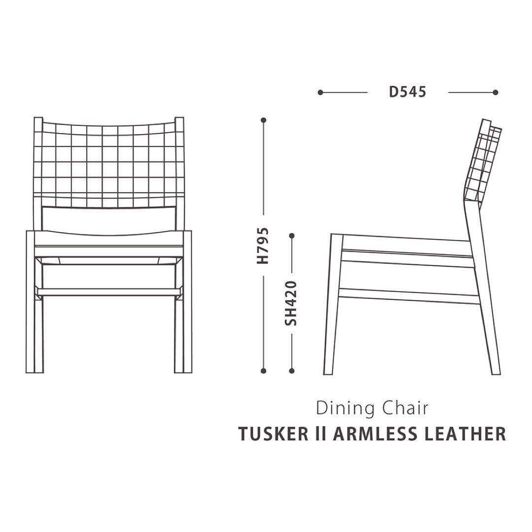 NOWHERE LIKE  ダイニングチェア タスカーⅡ レザー②