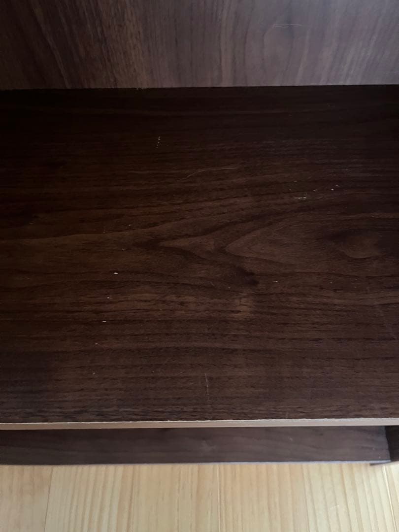 ゴン太のママ学習デスクのラック・堀田木工所　ウォールナット