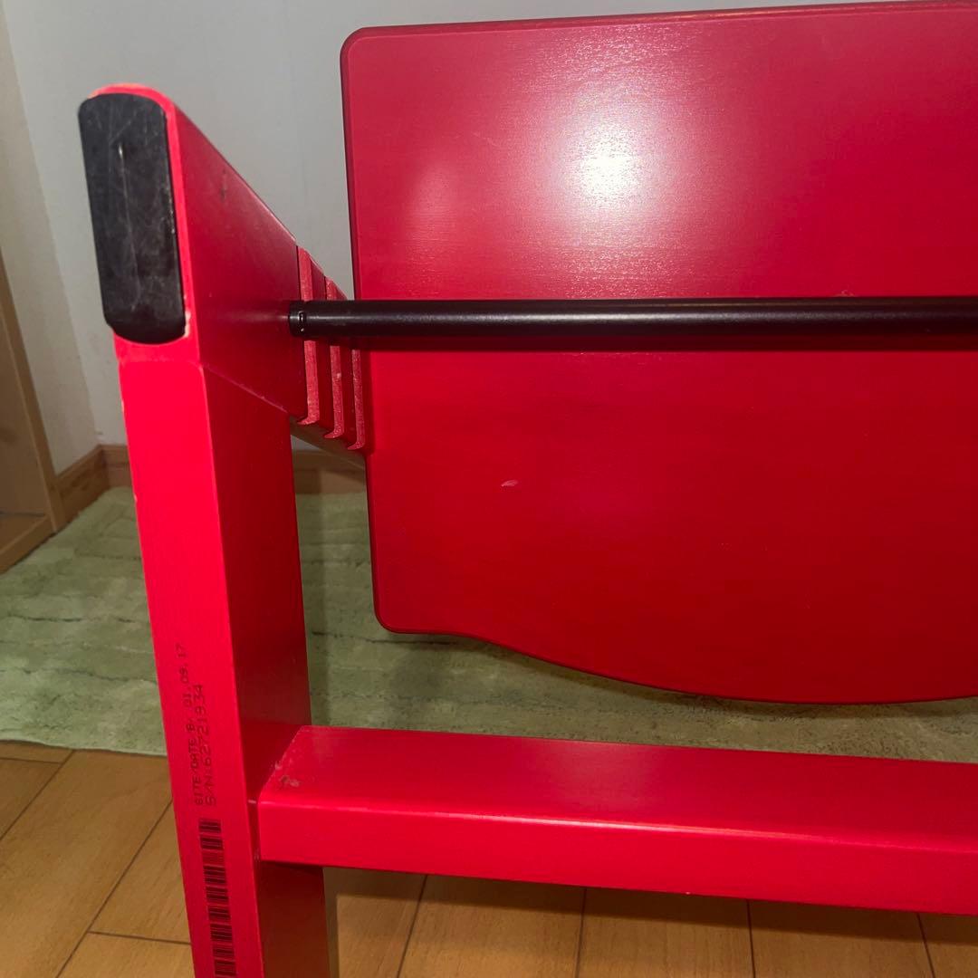 【良品】ストッケ トリップトラップ ハイチェア　レッド　S/N シリアル6