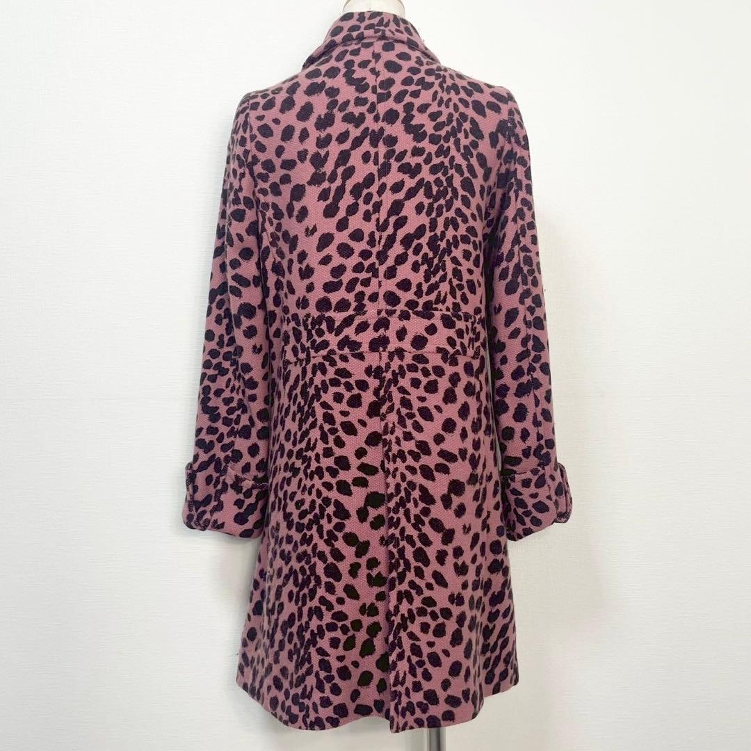 y2k❤️ HYSTERIC GLAMOUR レオパード柄 ステンカラーコート