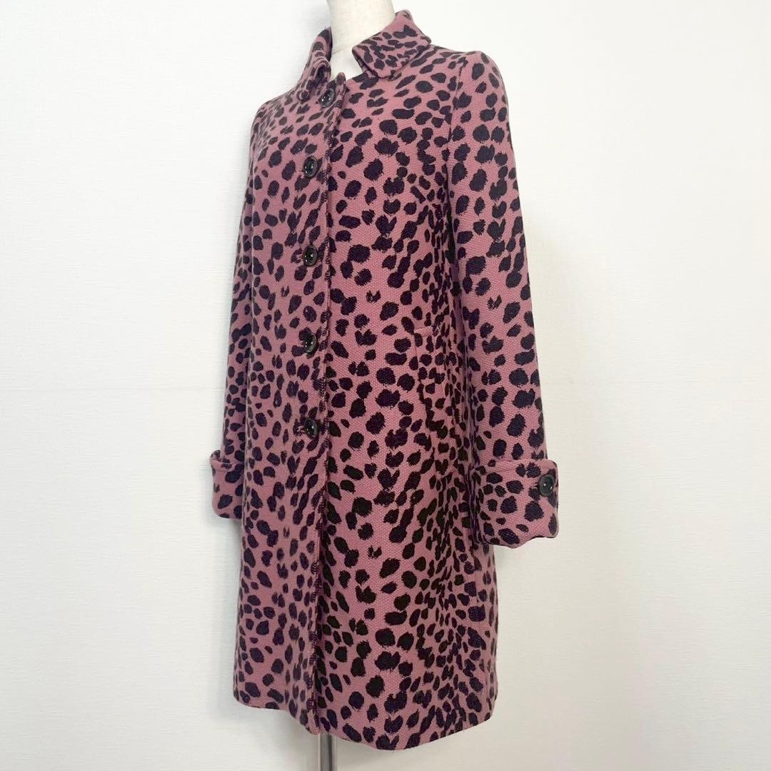 y2k❤️ HYSTERIC GLAMOUR レオパード柄 ステンカラーコート