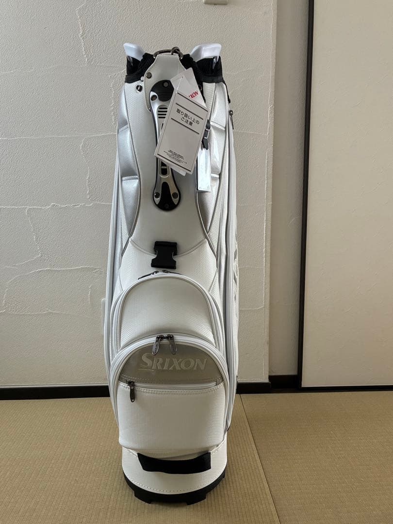 Srixon ホワイト キャディバッグ