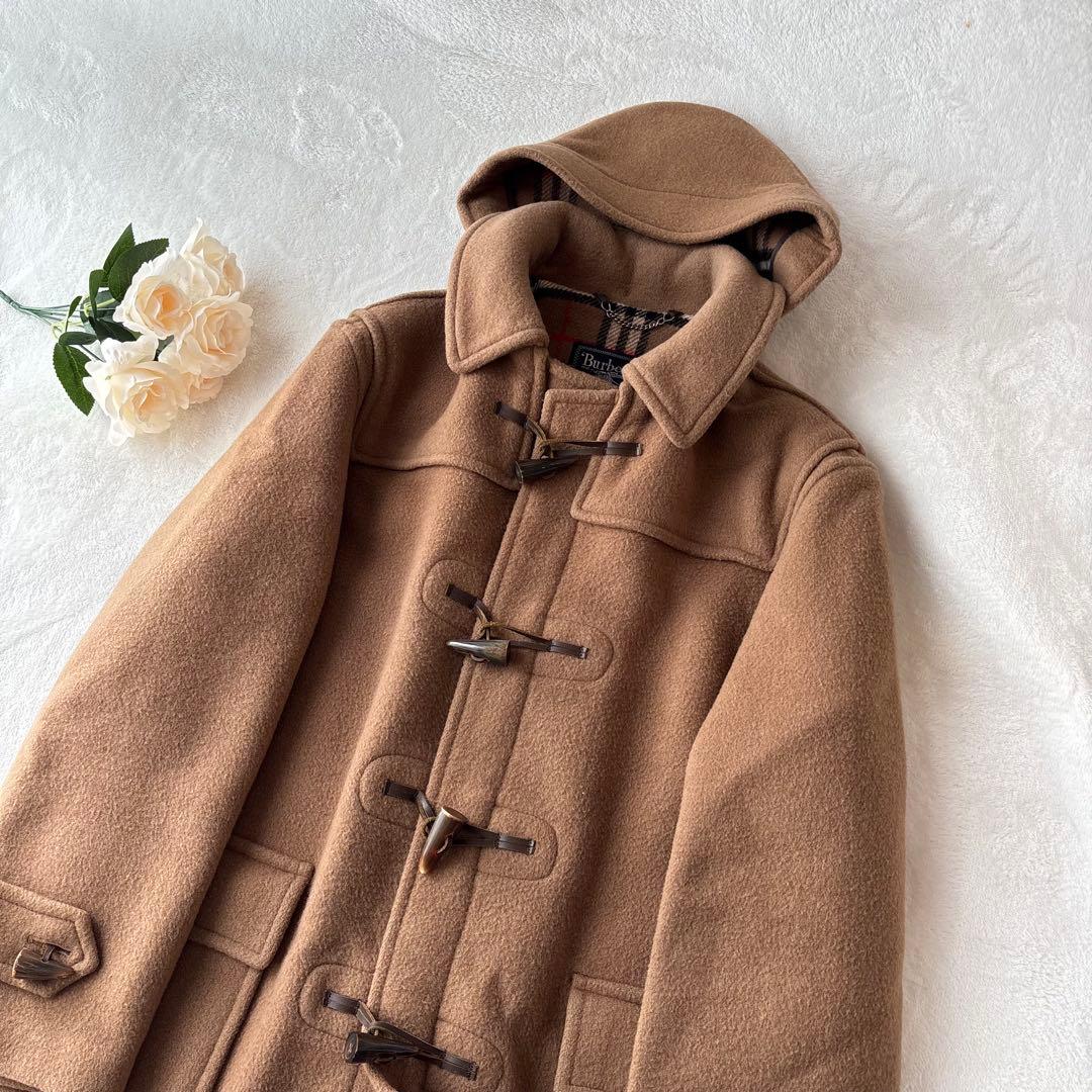 【英国製】Burberrys バーバリー 裏地ノバチェック柄 ダッフルコート