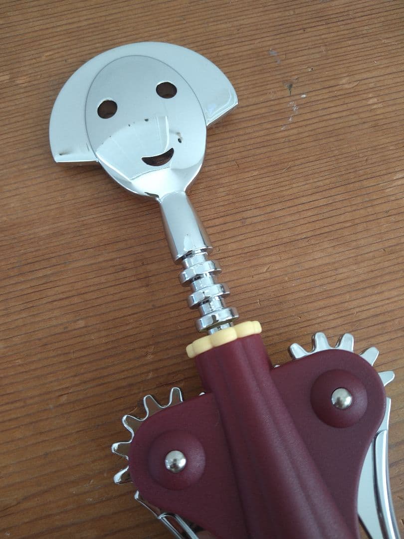 【新品未使用】ALESSI AM01 R “Anna.G.” ワインオープナー