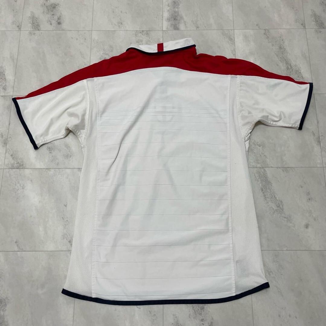 00s アンブロ イングランド代表 サッカー ユニフォーム リバーシブル 刺繍