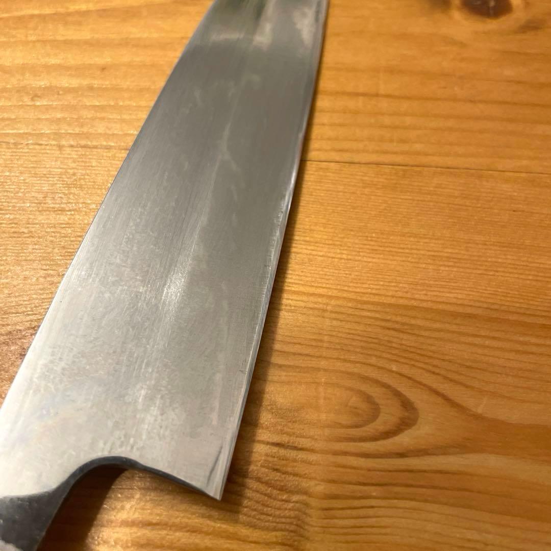 外薗別打 柳刃包丁 柳 5寸 15cm 両刃 葉蘭切り 研ぎ済み