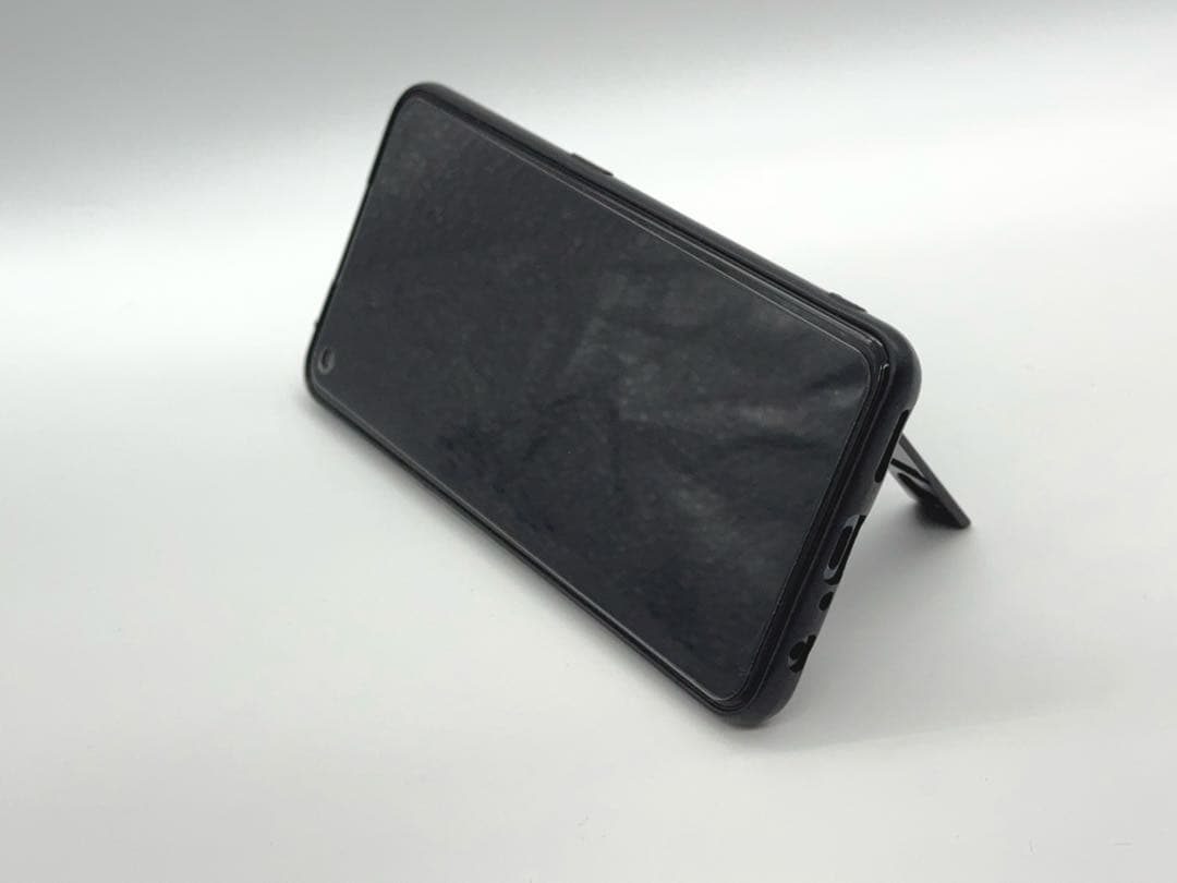 【美品】OPPO A55s 5G ブラック 64GB ケースとガラスフィルム付き