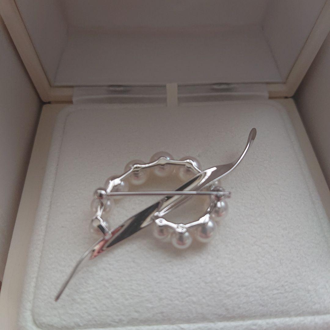 MIKIMOTO パール k18 ブローチ