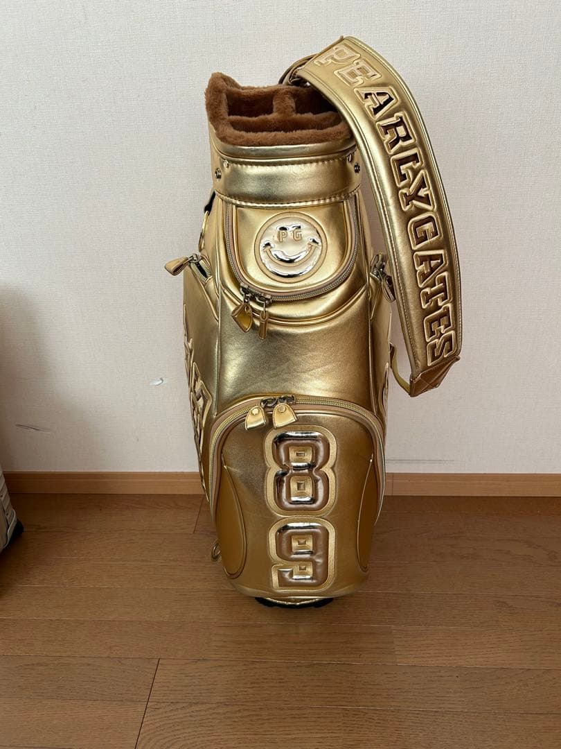 PEARLY GATES ゴルフバッグ ゴールド
