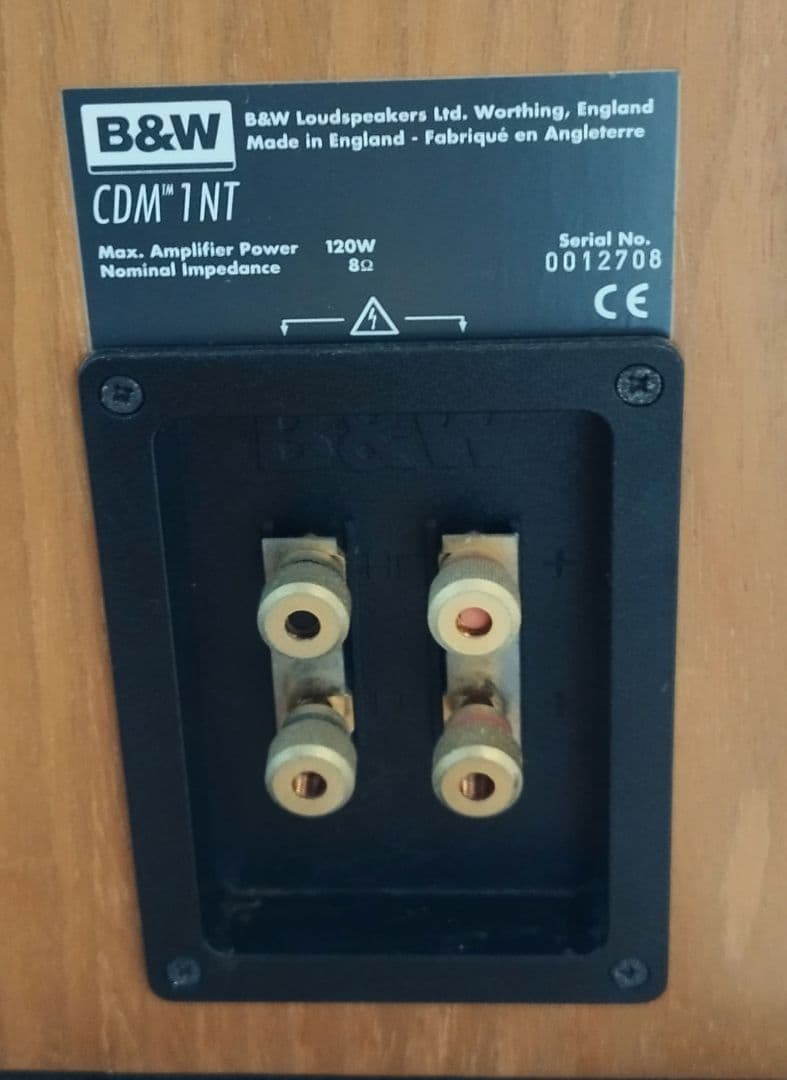 【動作品】B&W スピーカー CDM 1NT シリアル連番