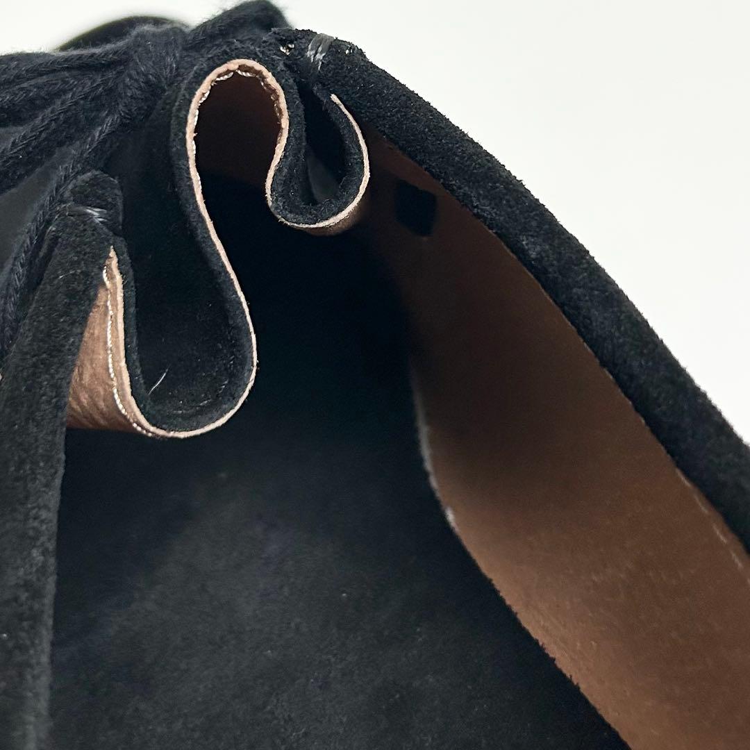 【極美品】Lloyd Footwear/ロイド/ブラックスエードモカシンシューズ