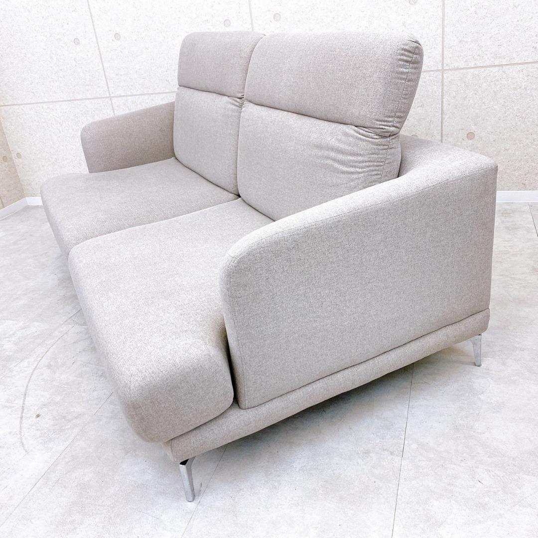 ARMONIA 2～3人掛けソファ ヘッドレスト可動 クッション2個付き