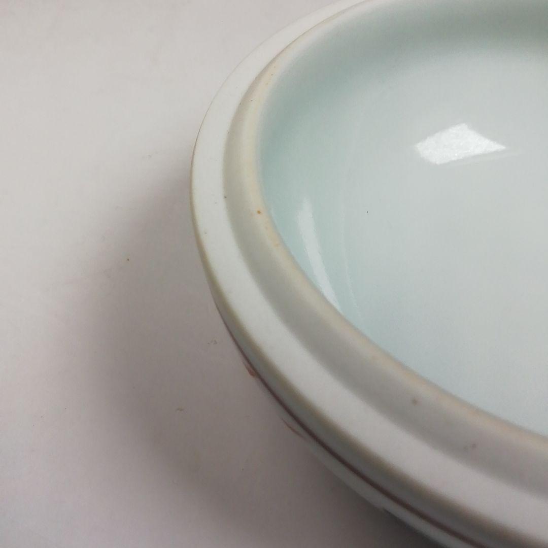 Ｗ１１　香合　『赤絵　香合』『松斎 造』　共箱　茶道具