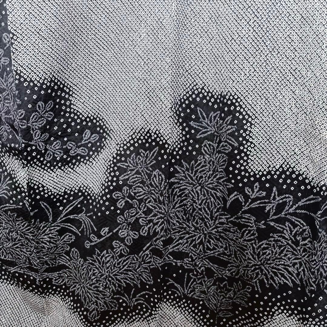 総絞り　訪問着　身丈167　ゆったりサイズ