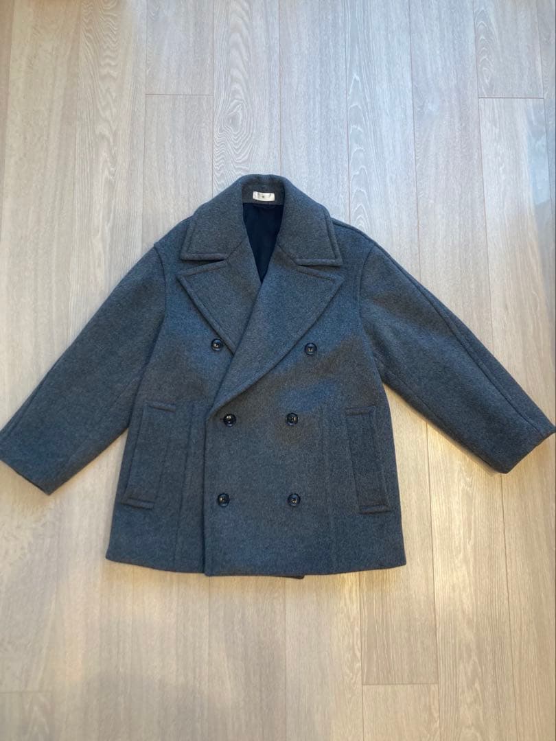 未使用 tomorrowland.bウールビーバーPコート 34グレー