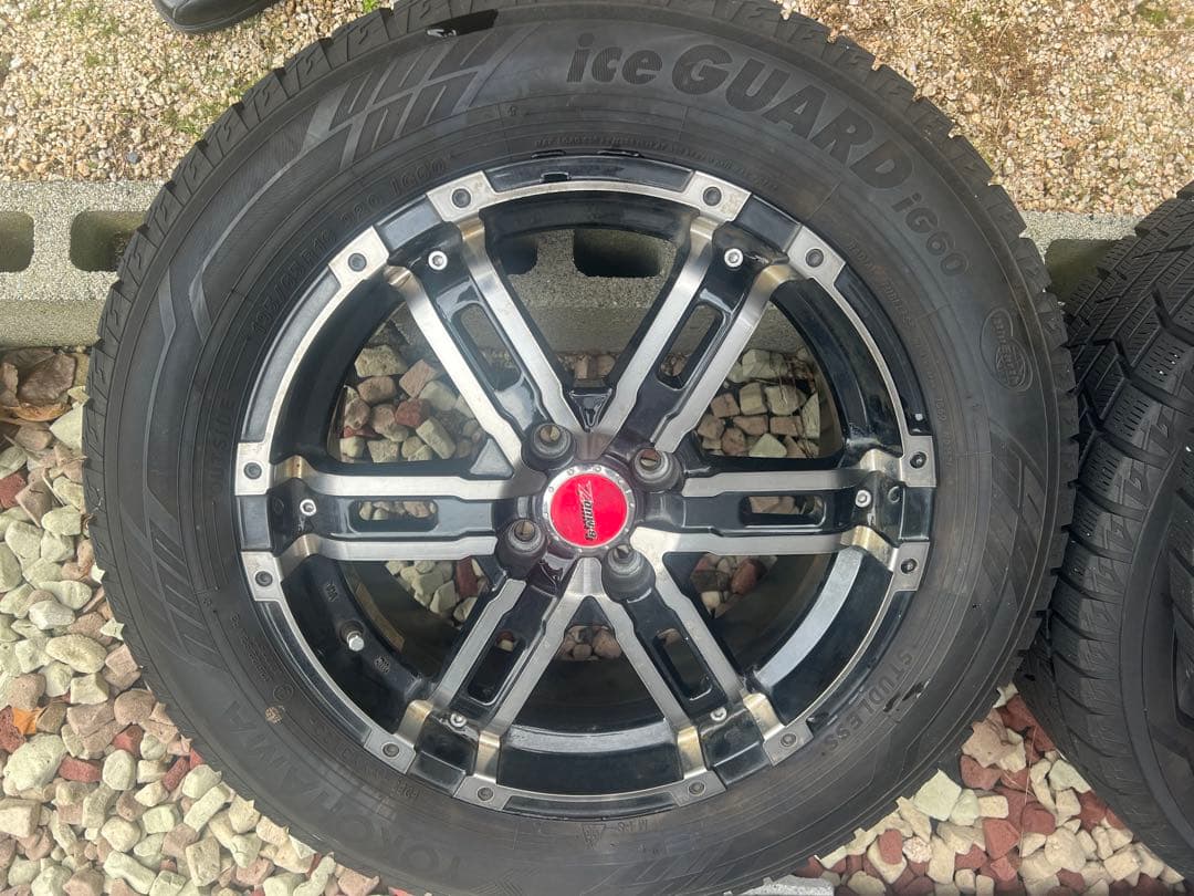 こ*〉様 バリ山　ライズ　ロッキー　16インチ スタッドレスアルミセット　B-M