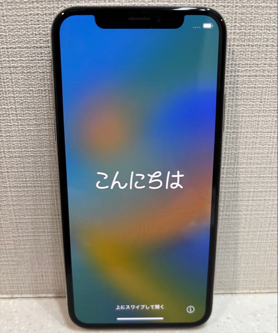 iPhoneX 64GB バッテリー100% SIMフリー　箱つき