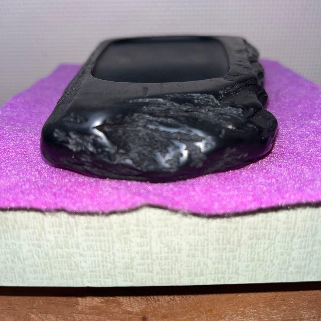 ⭕️高島虎斑石硯　希少　福井永昌堂　泰石　天然硯　新品未使用　女性好み作品