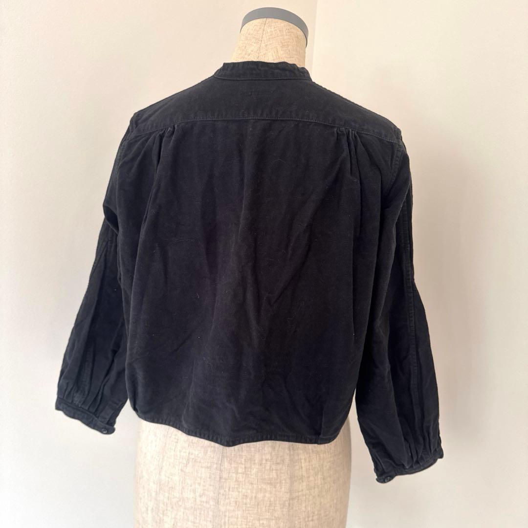 KAPITALキャピタル希少 スミクロプリーツ長袖シャツジャケット