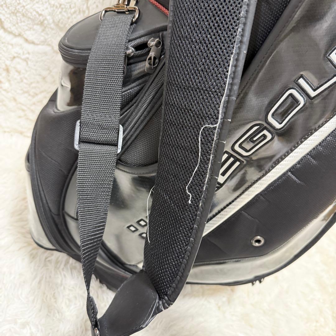 NIKE GOLF キャディバッグ　ブラック　ロゴ